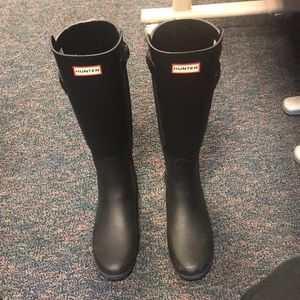 Hunter Boots original refined tall black